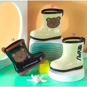 2022春夏新作 pvc 子供靴 履きやすい 幼児靴 小さなクマ ベビーシューズ 赤ちゃん 雨靴
