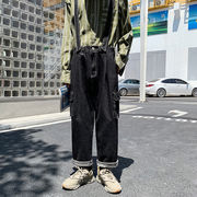 ユニセックス メンズ デニム サロペット オーバーオール カジュアル 大きいサイズ ストリート系 渋谷風☆