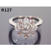 【再入荷】【ハイクオリティ】CZリング　CZダイヤ使用　9号ー19号