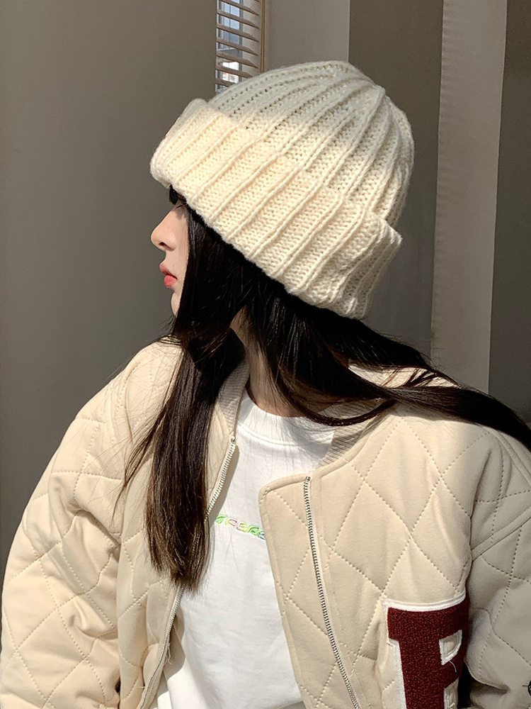 ニット帽　ニットキャップ　レディース　帽子　韓国ファッション　秋　冬　多色