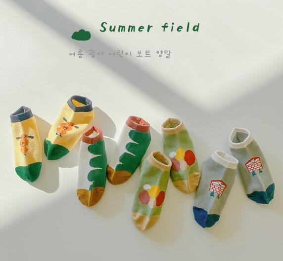 ファッション小物 韓国風 子供ソックス 靴下  可愛い フットカバー