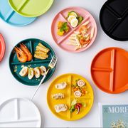 2022 INS 皿を捧げる 人気  セラミックス  インテリア  トレイ   朝食の皿   置物を飾る  創意撮影装具
