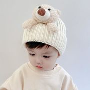 2022年秋冬新作★韓国風ベビー赤ちゃん　帽子★ニット帽★4色
