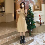 秋冬新入荷 ワンピース★韓国ファッション レディース 人気 ワンピース 肌着 長袖 気質　