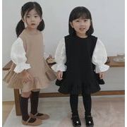 人気！  子供服 韓国風子供服  ベビー服   ワンピース　  キッズ服  長袖  女の子  トップス  2色