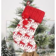 クリスマス ニット 靴下 プレゼント袋  壁掛け クリスマスブーツ ギフトバッグ クリスマスツリー飾り