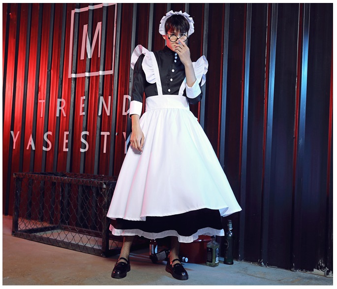 ☆S~4L 男性 女性大きいサイズ☆コスプレ メイド服 ハロウィン ☆S~4L 男性 女性大きいサイズ☆コスプレ メイド服 ハロウィン