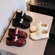 2022秋冬新作  靴  子供靴    ファッション   ソフトソール   単靴   英国風   女の靴  3色