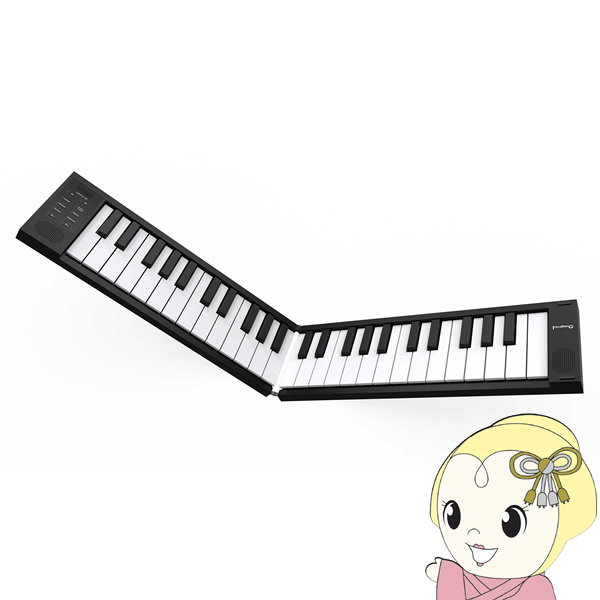 折りたたみ式 電子ピアノ/MIDI キーボード 49鍵盤 TAHORNG ORIPIA49BK オリピア49 ブラック