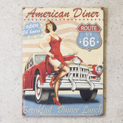 ウッドボード　レクト（American Diner 66）★