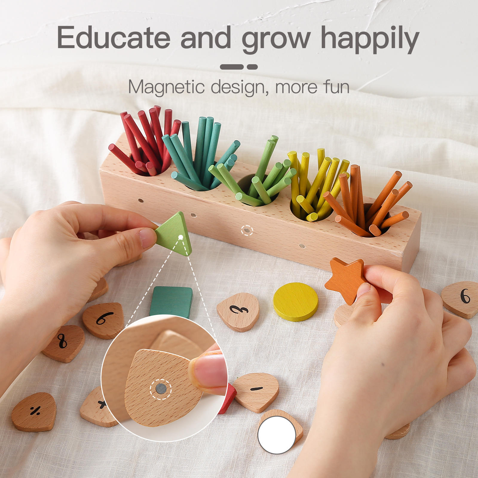 2022新作  子供の日  誕生日  木製  教育玩具  撮影アイテム  ホビー用品  おもちゃ  玩具ギフト  贈り物