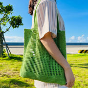 新着 韓国風 ins バッグ トートバッグ ショルダーバッグ ニットバッグ ニット編みバックレディースバッグ