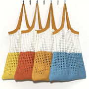 新着 韓国風 ins バッグ トートバッグ ショルダーバッグ ニットバッグ ニット編みバックレディースバッグ