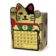 CAL23009 貯金箱カレンダー 2023 招き猫12万