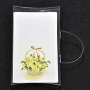 メッセージカード （パンジー）10枚ピローケース入り・純日本製