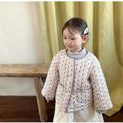 秋冬  韓国風子供服  キッズ トップス   中綿コート  保温  ジャケット 女の子   厚手