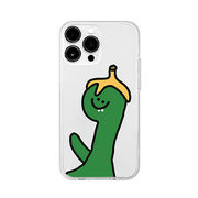 168cm ソフトクリアケース for iPhone 14 Pro Green Olly