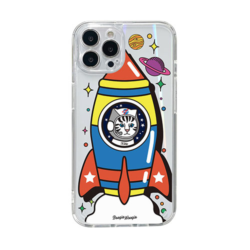 BOOGIE WOOGIE オーロラケース for iPhone 14 Pro Kitty