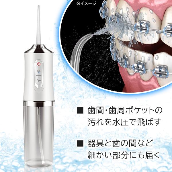 Dental Pure マウスウォッシャー 水圧でマウスウォッシュ - 電動歯ブラシ