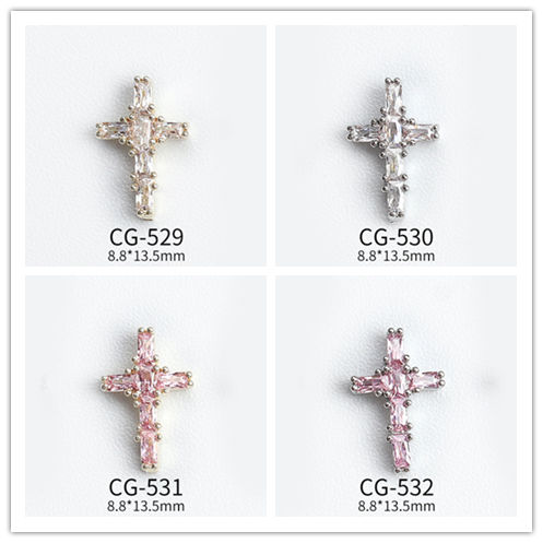 十字架 レトロ感 ネイルアート メタルパーツ ネイル用品 ネイルパーツ