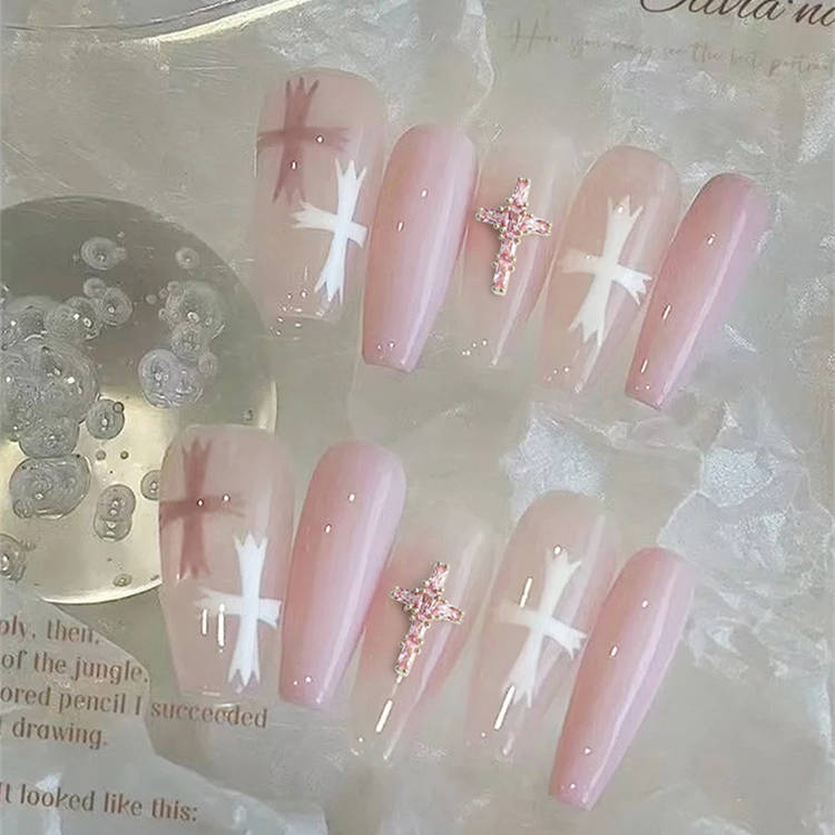 十字架 レトロ感 ネイルアート メタルパーツ ネイル用品 ネイルパーツ