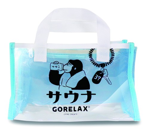 【11月中旬入荷】GORELAX　ごリラックス　ととのいサ活バッグ　ホワイト　サウナトート　銭湯