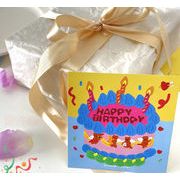 INS   3D 誕生日 グリーティングカード メッセージカード  お祝い 記念日  バースデー 立体 カード