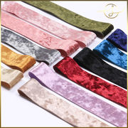 【12色】ベロアリボン つや リボンテープ ラッピング プレゼント ギフト 布小物 服飾 花束包装 手芸材料