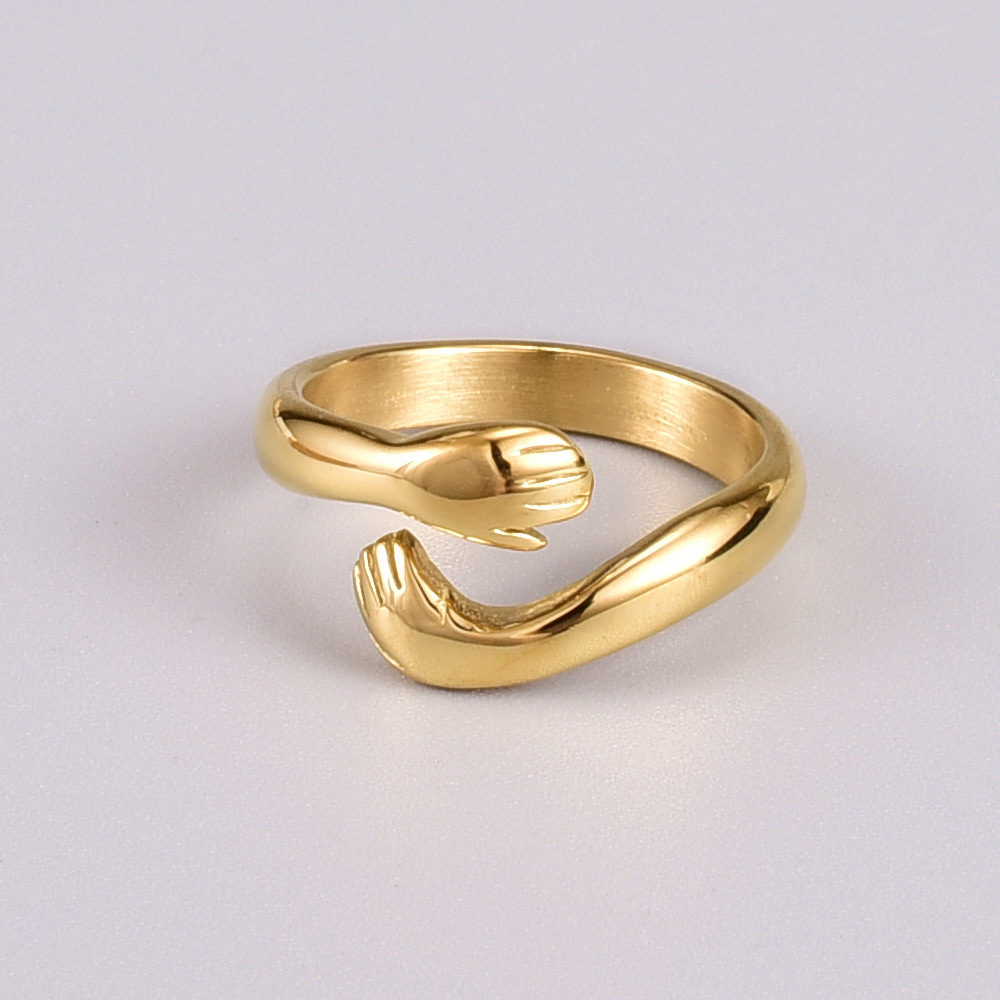 リング  ring  指輪 ins Warm embrace   デザイン  6#/7#/8#　