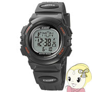 腕時計 デジタル XXERT エグザード ノア精密 電波 ソーラー 防水 ブラック XXW-500BK
