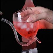 格好いい グラス 吸血鬼カップ フォーリンスタイル ワイングラス ジュース 耐熱グラス バー 個性