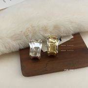 指輪　リング　アクセサリー　韓国ファッション　金属　スクエア　デザイン　メタル