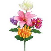 【造花】デザインカラー仏花ブッシュＳ　ミックス　ＦＰ－０９７４ＭＩＸ