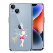 iPhone 14 Plus 側面ソフト 背面ハード ハイブリッド クリア ケース ピーターパン 妖精 3