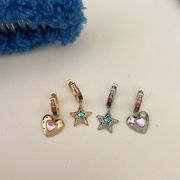 ピアス　アクセサリー　メタル　ビンテージ　レディース　オシャレ　ファッション