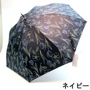 【晴雨兼用】【長傘】遮光率＆UVカット率98％以上！チューリップ柄大判ジャンプ傘