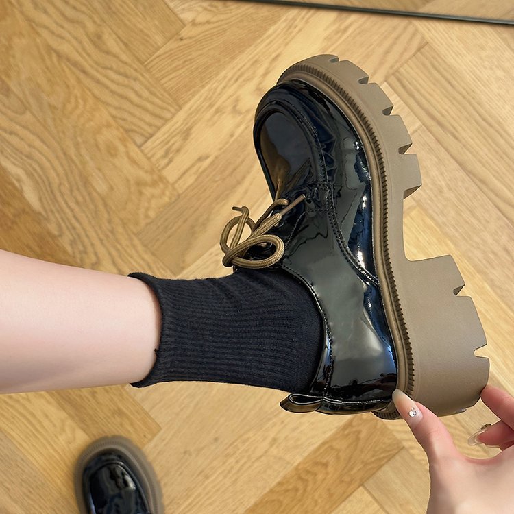 即購入⭕️JK ローファー　厚底 楽天市場】厚底ローファー 学生の通販