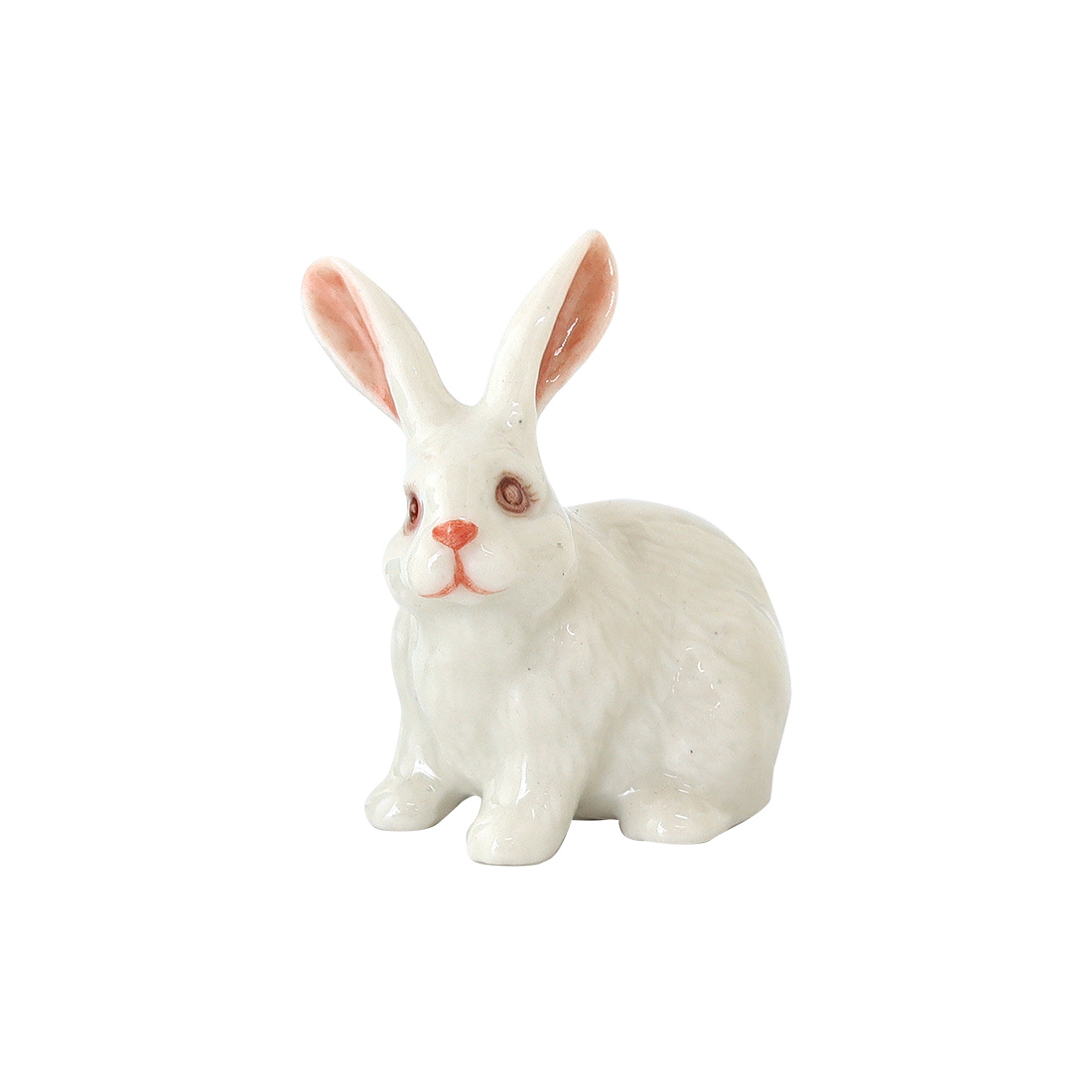 □昭和レトロ 水野陶器 うさぎ フィギュア人形 置物 兎 動物