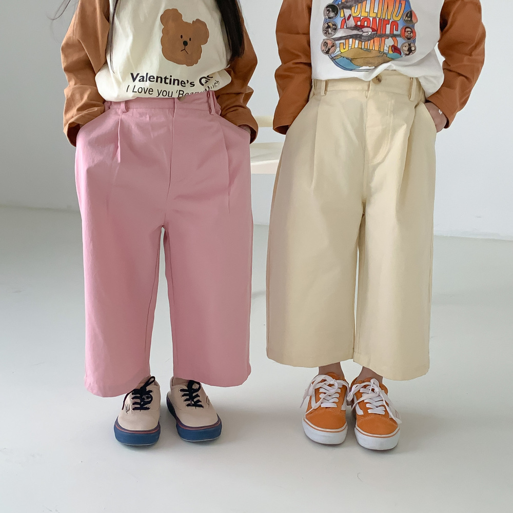 ★Boy&Girls★　子供ロングパンツ　ストレートパンツ　80~140cm 子供ファッション　キッズジンーズ