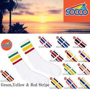 Socco Crew White Socks-MULTI  20665