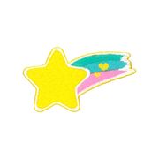 【ワッペン】アイロンパッチ 流れ星