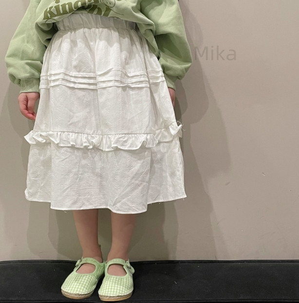 ハーフスカート デニム 韓国風子供服 スカート 女の子 ベビー服  【2022夏新作】 90cm-140cm