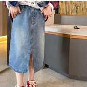 韓国風子供服 ベビー服  2023夏新作 ハーフスカート 女の子 チェックスカート 120cm-165cm