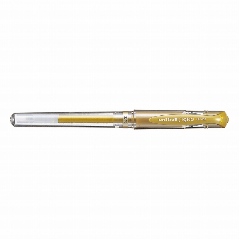 三菱鉛筆 ゲルインクボールペン シグノ 1.0mm 金 UM153.25