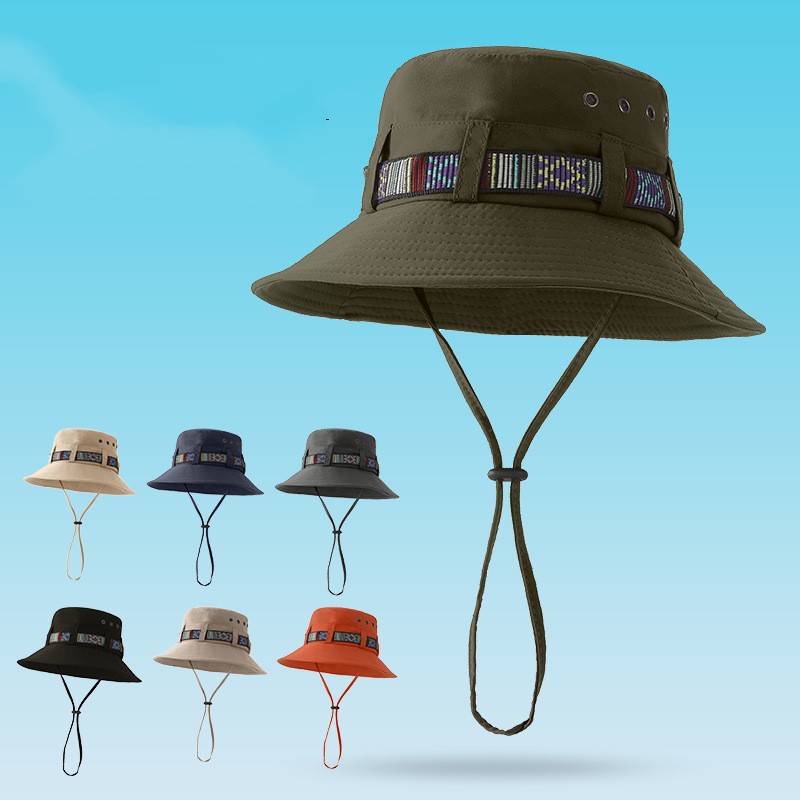 男性サンバイザー通気性アウトドア紫外線防止帽子登山子日焼け止め夏の帽子