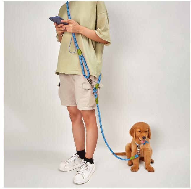 犬 リード ショルダーリード 肩掛けリード ハンズフリー 小型犬