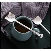 ◆ステンレス製スプーン　コーヒースプーン　 猫の手　ネコ グッズ 可愛い キッチン用品　