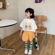 ★Girls★　ウサギTシャツ+パンツ　セットアップ　　 韓国キッズファッション