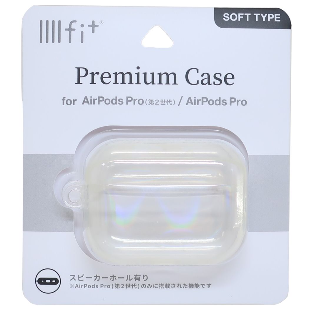 【イヤホン】IIIIfit AirPods Pro 第2世代 対応 プレミアムケース レーザー