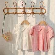 ファッション商品のキャンペーン レース Tシャツ パフスリーブ 人形の襟 シャツ シンプル sweet系